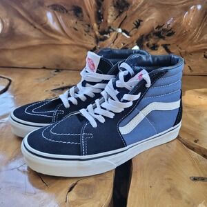 Vans Sk8-Hi Womens US 6.5 Black White High Top Sneakers Classic Skate Streetwear